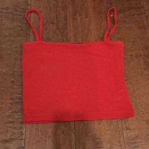 Brandy Melville ribbed cropped tank